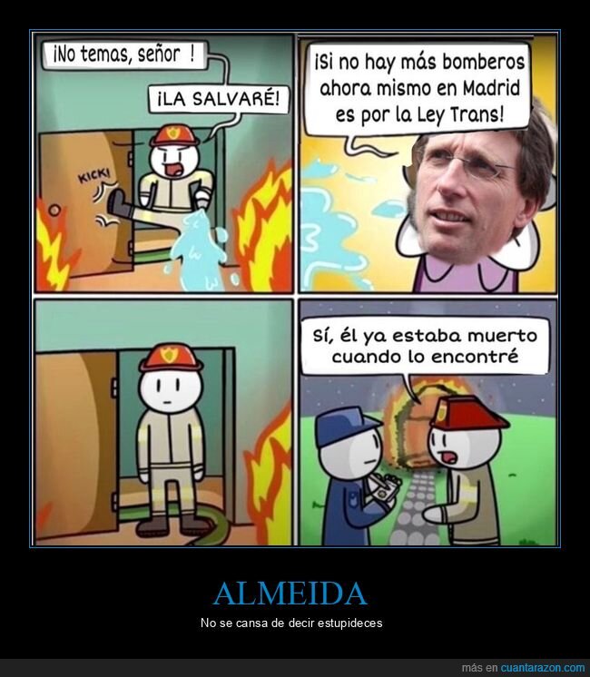 almeida,bomberos,ley trans,políticos