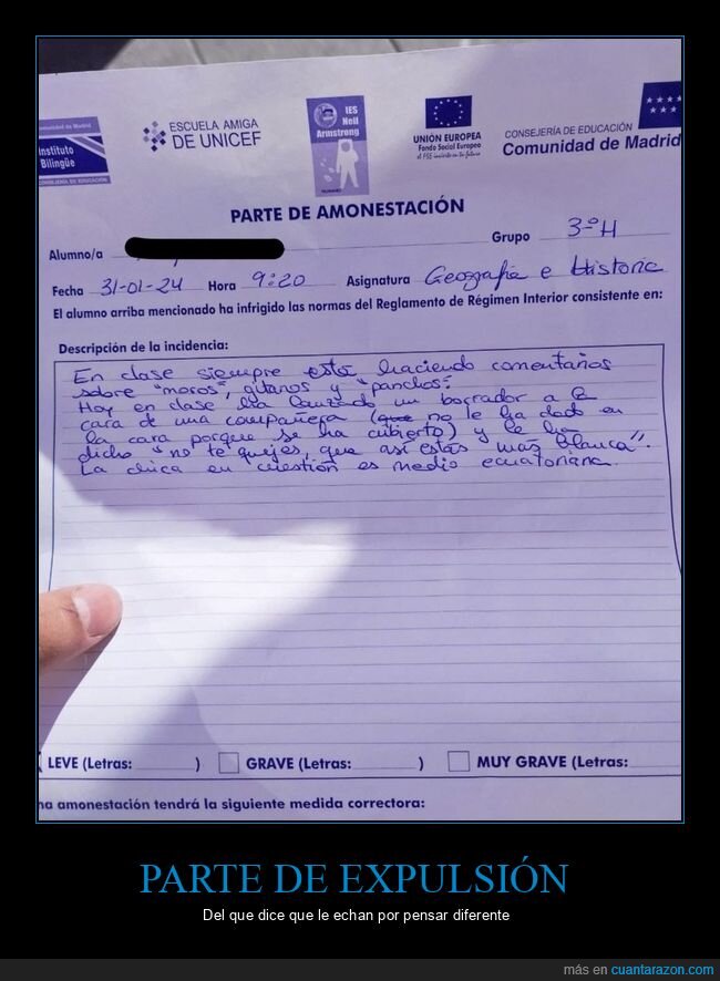 clase,expulsión,ecuatoriana