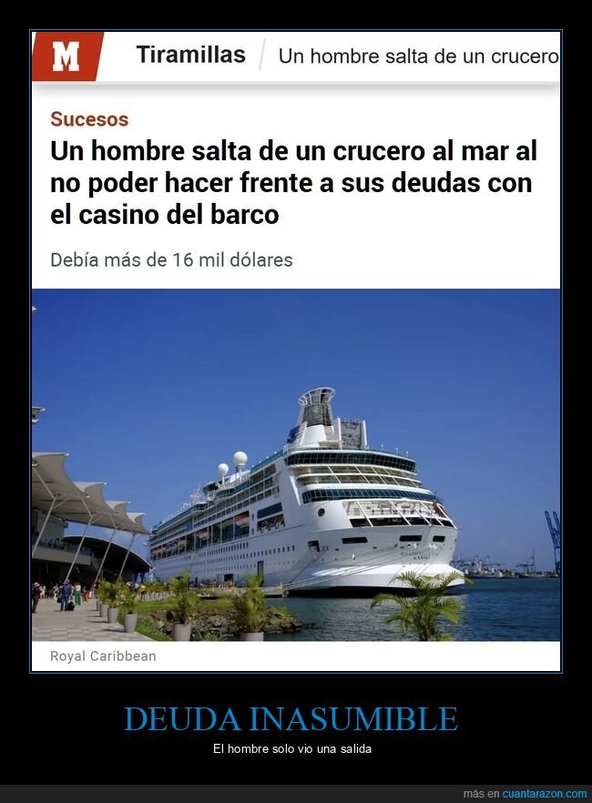 crucero,saltar,mar,deuda,casino