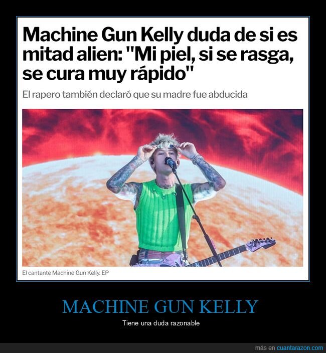 alien,machine gun kelly