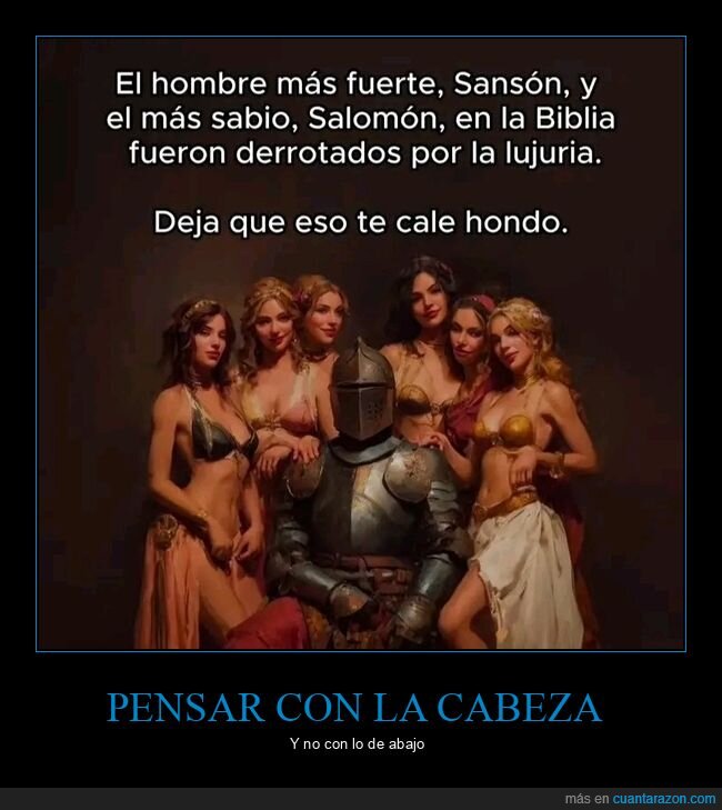 sansón,salomón,derrotados,lujuria