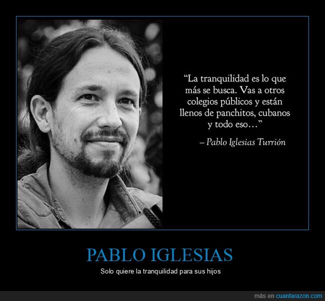 pablo iglesias,colegio privado