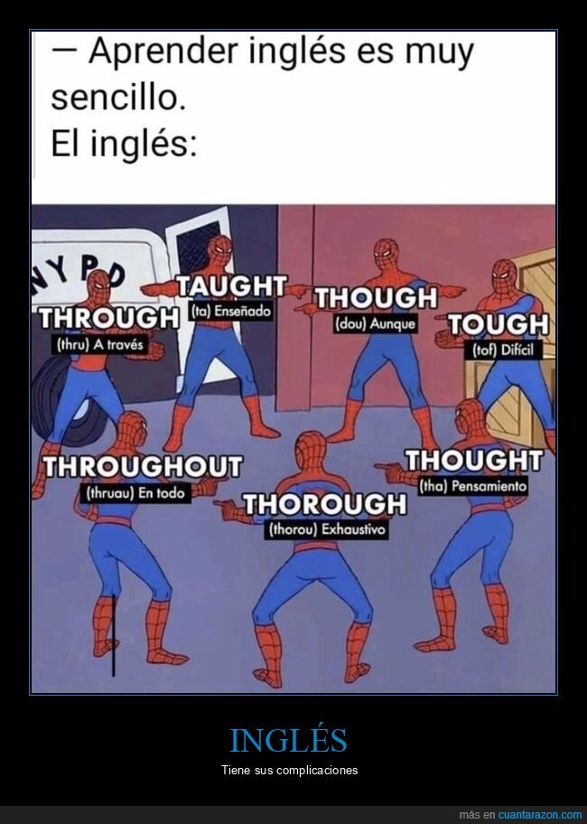 aprender,inglés,spiderman