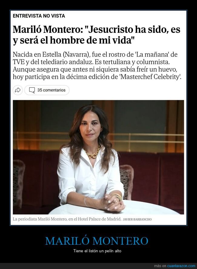 mariló montero,jesucristo