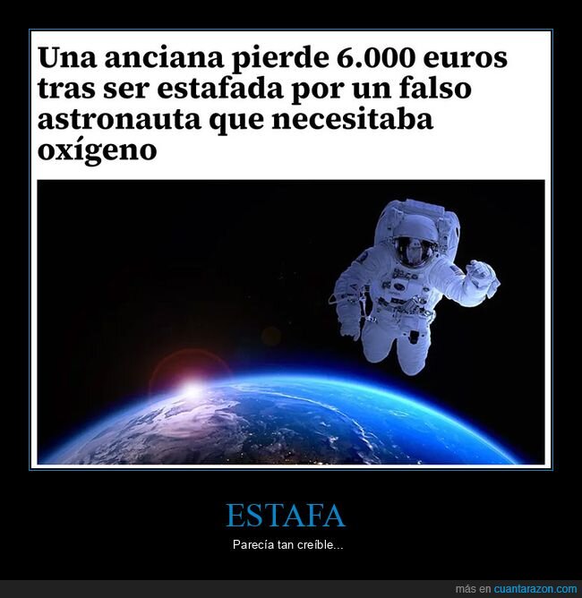 astronauta,estafa,oxígeno