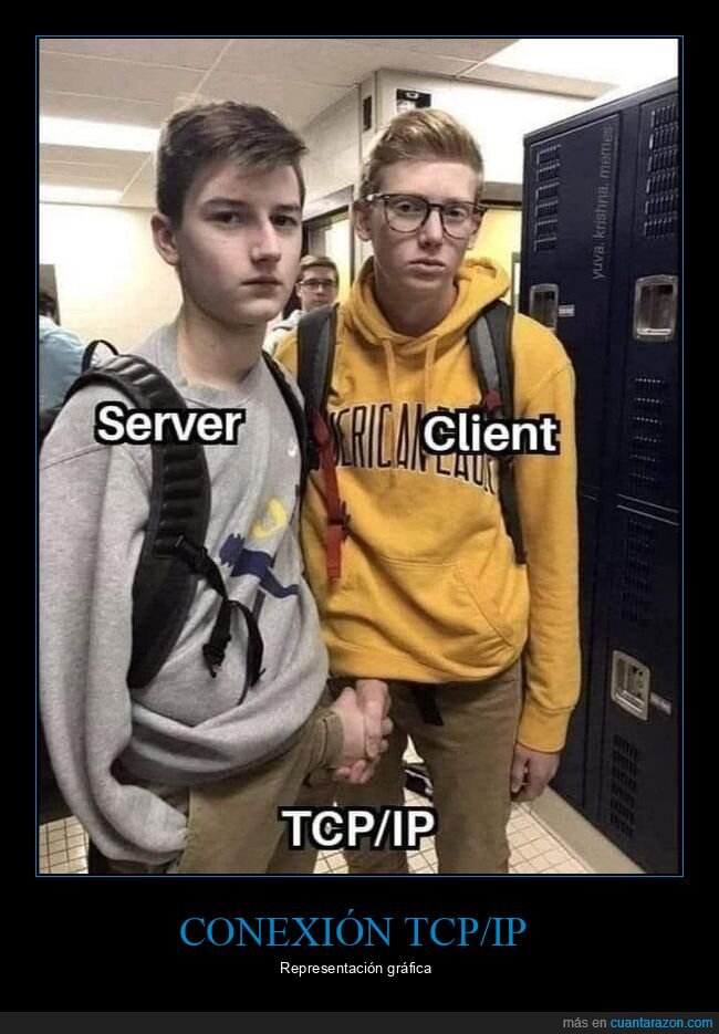 servidor,cliente,tcp/ip