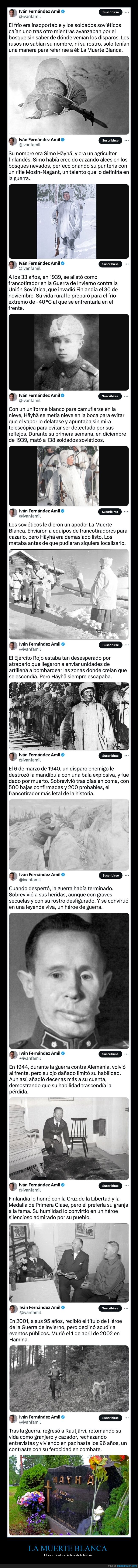 la muerte blanca,francotirador