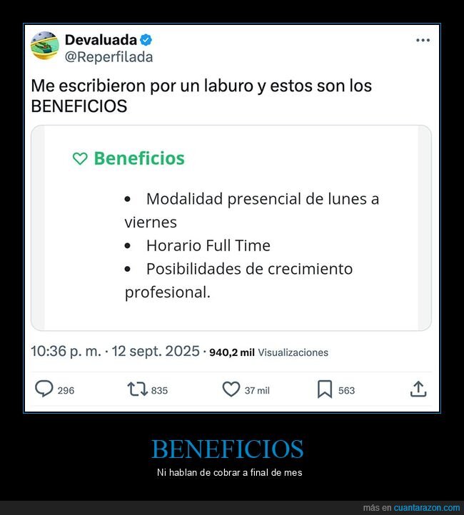 beneficios,trabajo