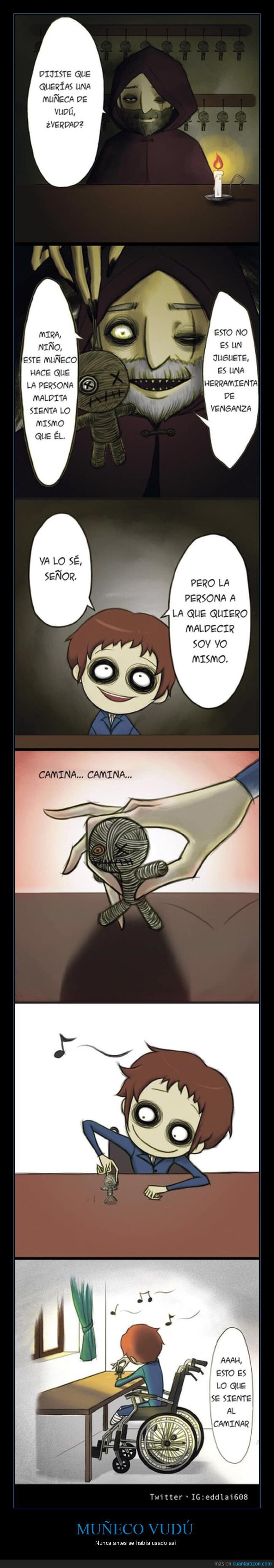 muñeco,vudú,caminar