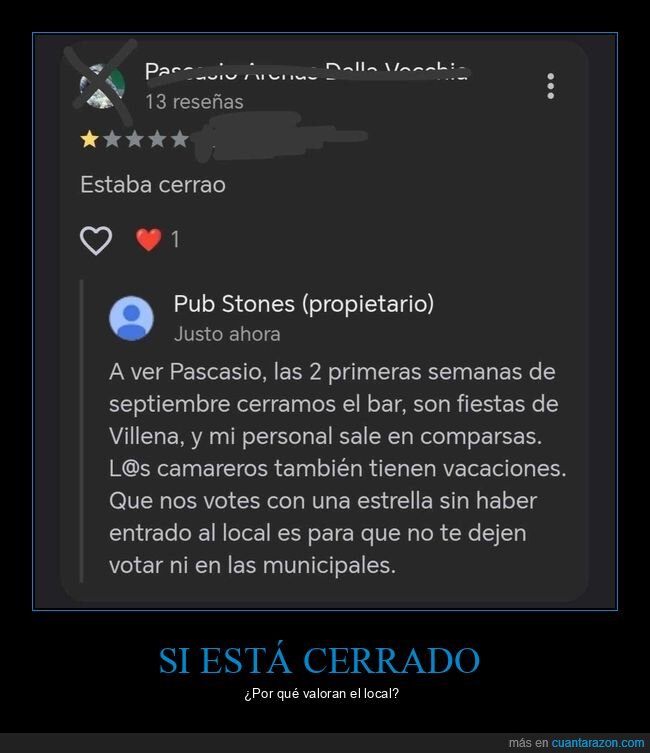 restaurante,cerrado,reseña