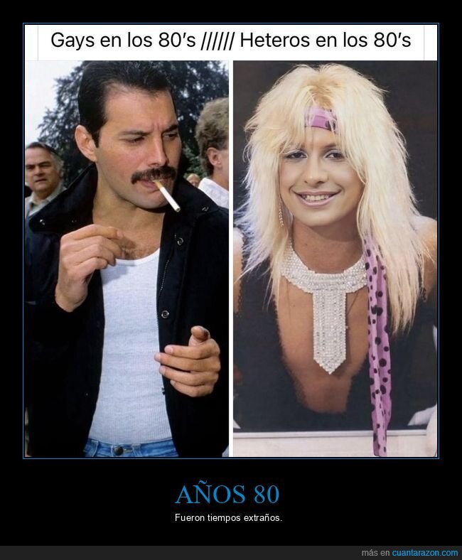 años 80,gays,heterosexuales