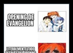 Enlace a Evangelion y su opening