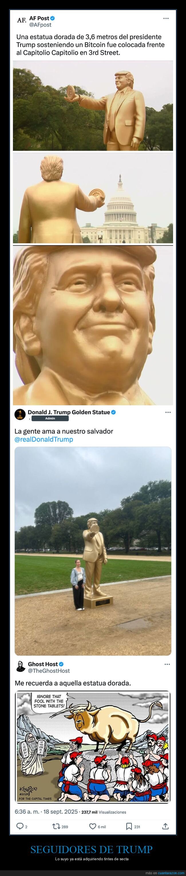bitcoin,donald trump,estatua,políticos,wtf