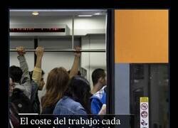 Enlace a Lo que nos cuesta ir a trabajar