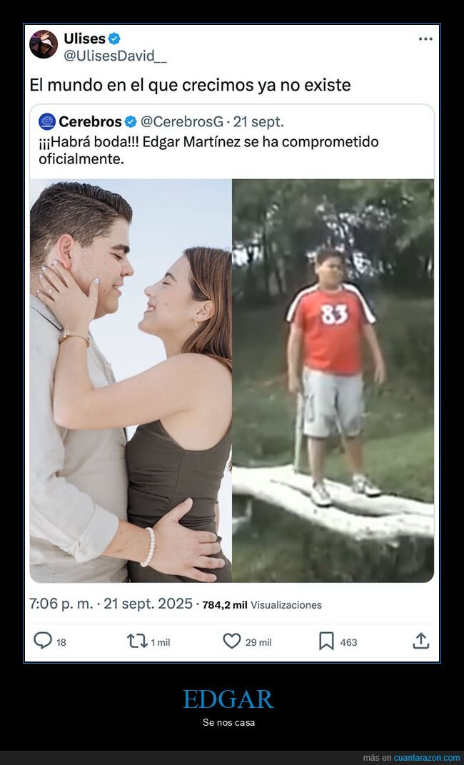 casarse,la caída de edgar