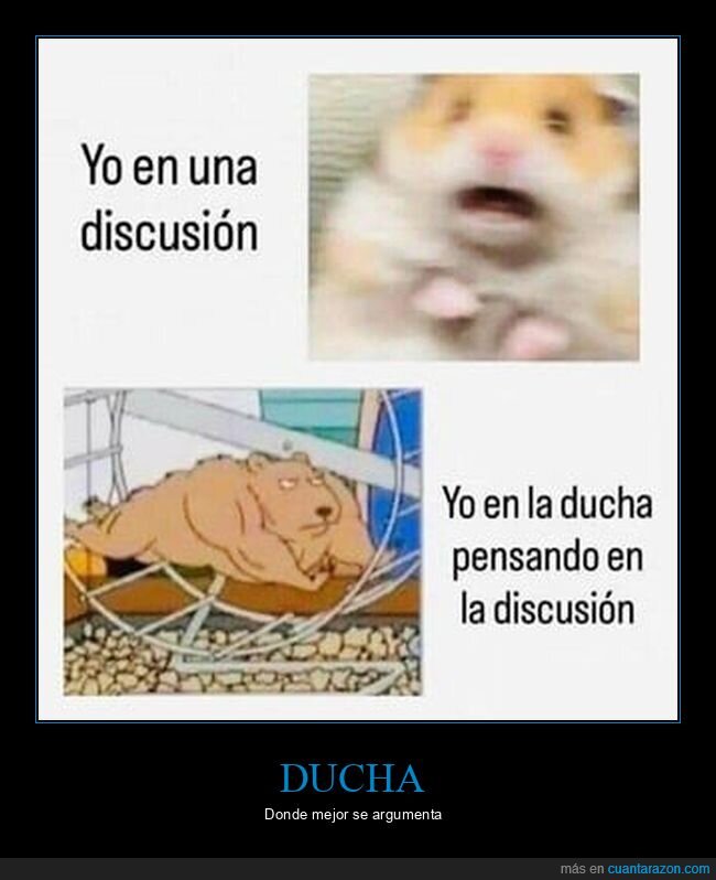 discusión,ducha,pensando