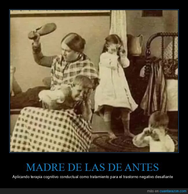 madre,zapatilla,hijos