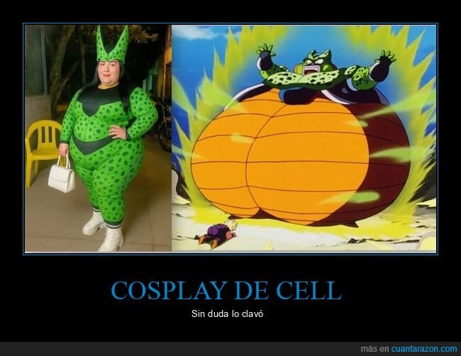 cell,cosplay,gorda