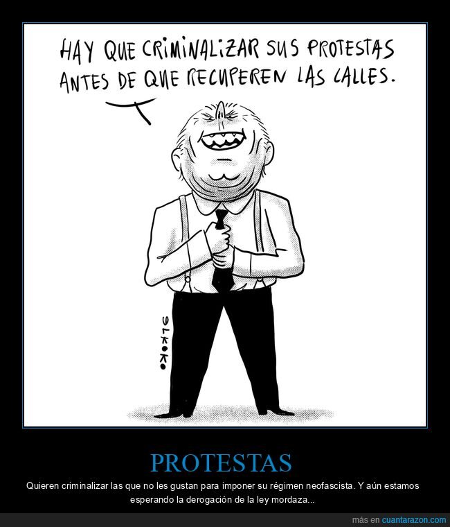 criminalizar,protestas