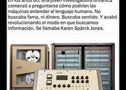 Enlace a Karen Spärck Jones, la mujer que enseñó a hablar a Google y que el mundo olvidó