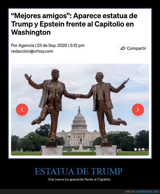 capitolio,donald trump,estatua,jeffrey epstein,políticos