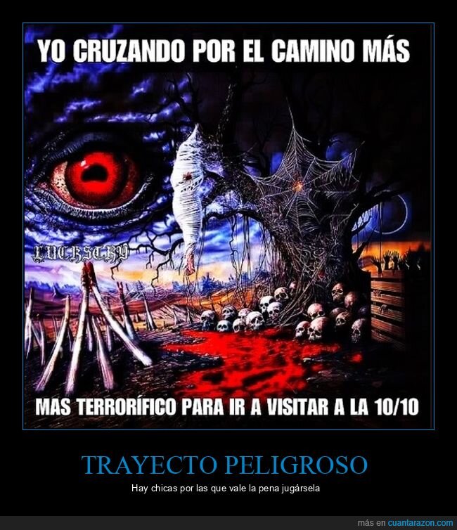 camino,terrorífico,visitar