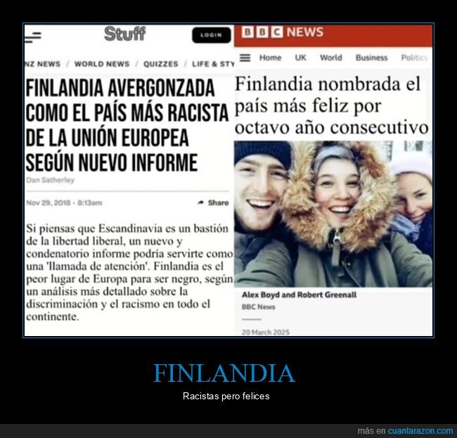 finlandia,racistas,felices