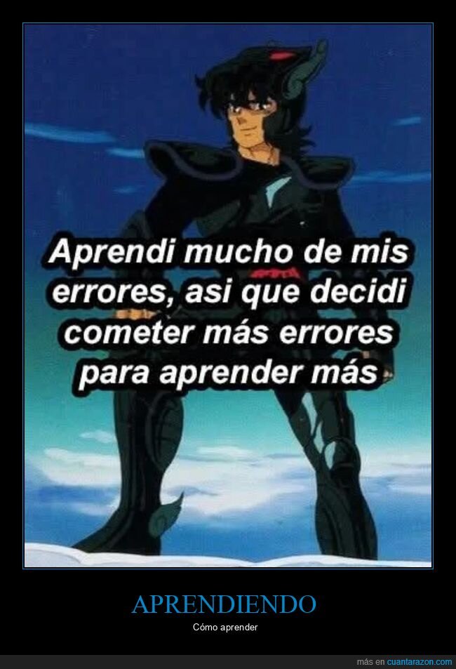 aprender,errores