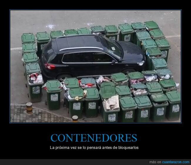 contenedores,coche
