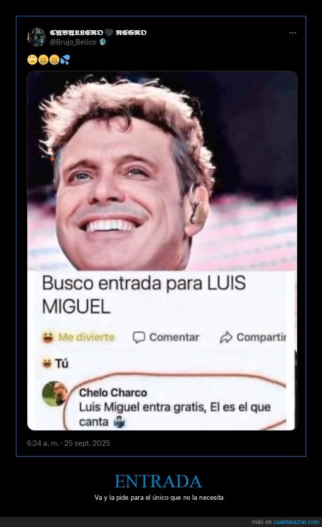 entrada,luis miguel,concierto