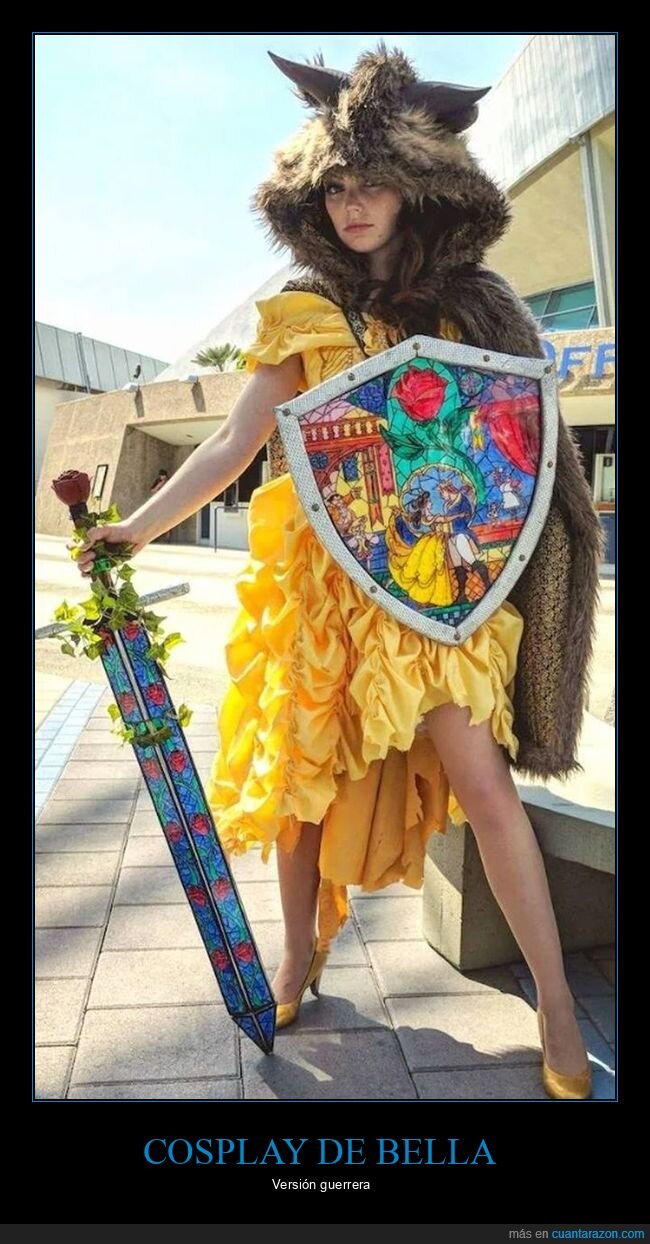 bella,la bella y la berstia,cosplay