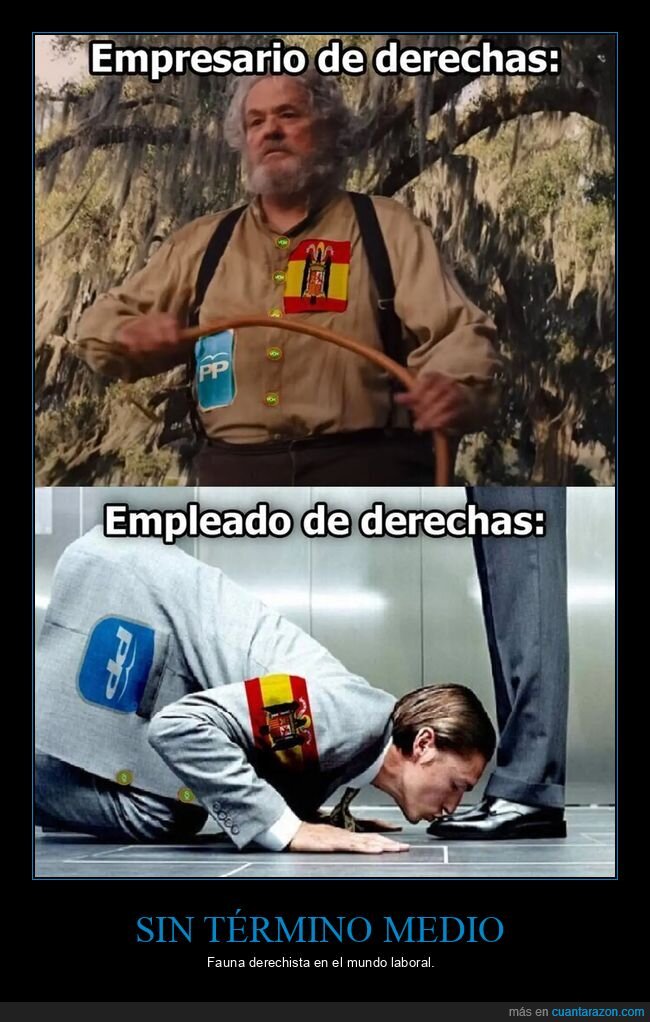 empresarios,empleado,derechas