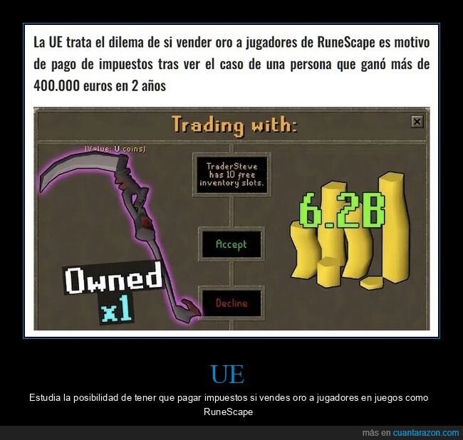 ue,impuestos,runescape