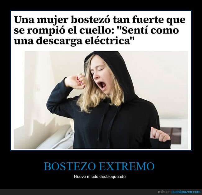 bostezar,cuello,romper