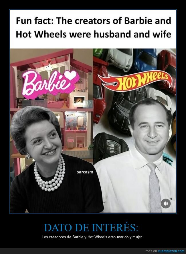 barbie,creadores,curiosidades,hot wheels