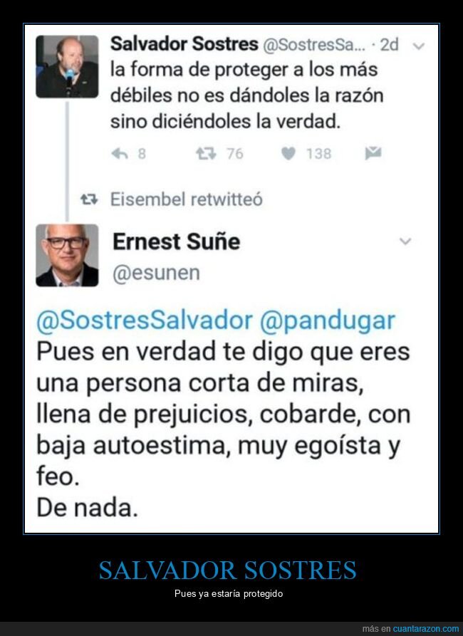salvador sostres,verdad
