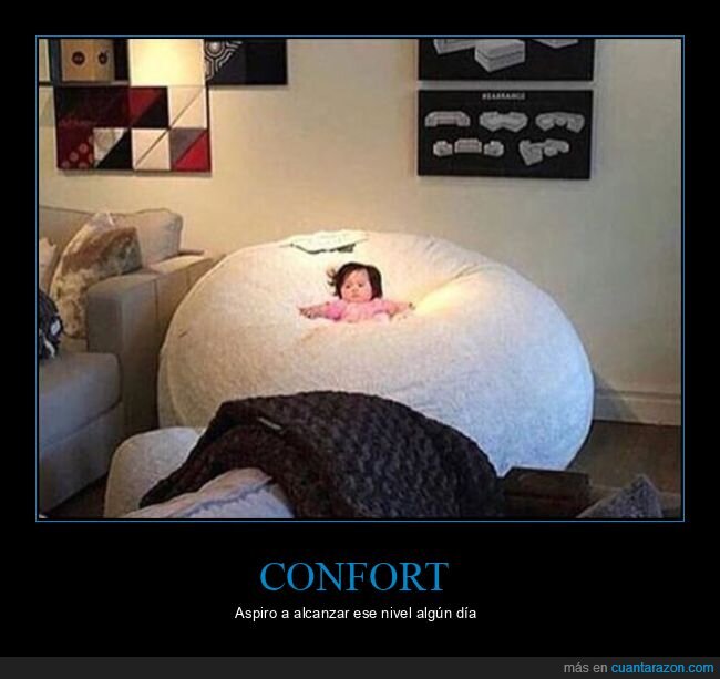 comodidad,confort,niña,puf