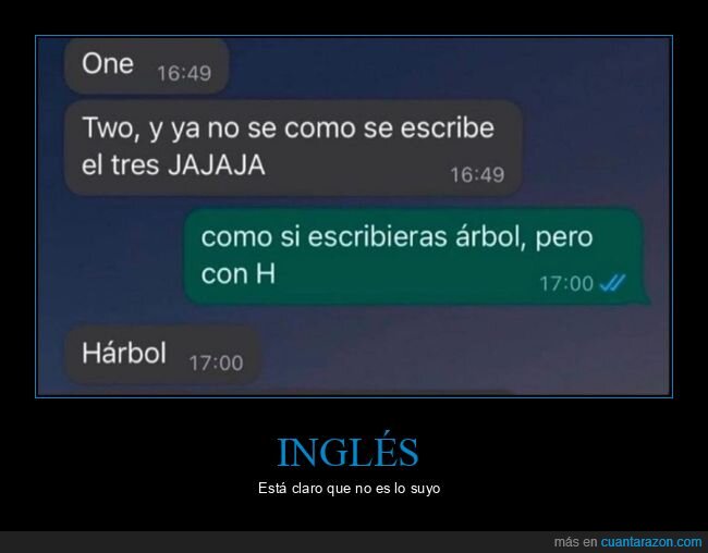 inglés,tres,árbol