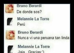 Enlace a Ligando con una peruana