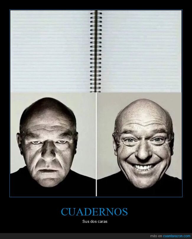 cuaderno,caras