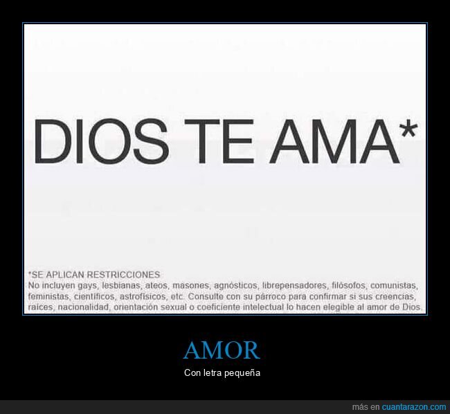 amor,asterisco,dios,letra pequeña