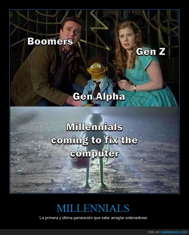 millennials,arreglar,ordenadores