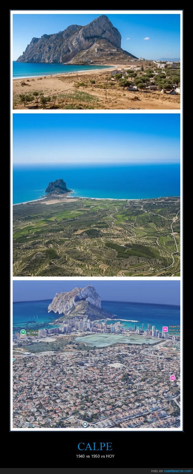 calpe,antes,ahora