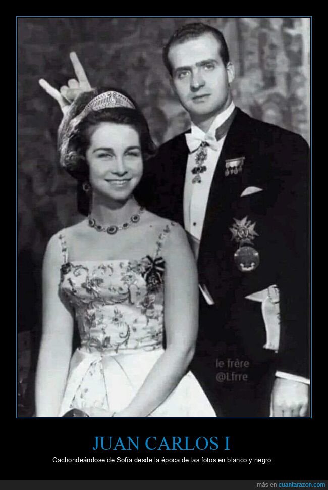 juan carlos i,sofía,cuernos