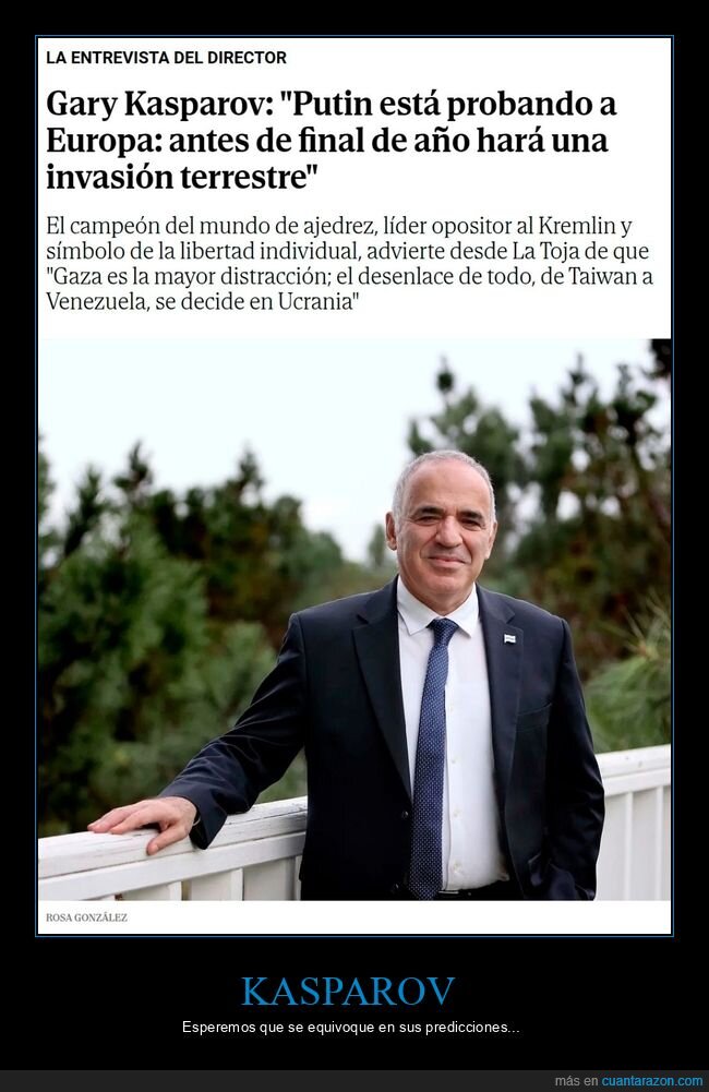 kasparov,rusia,invasión