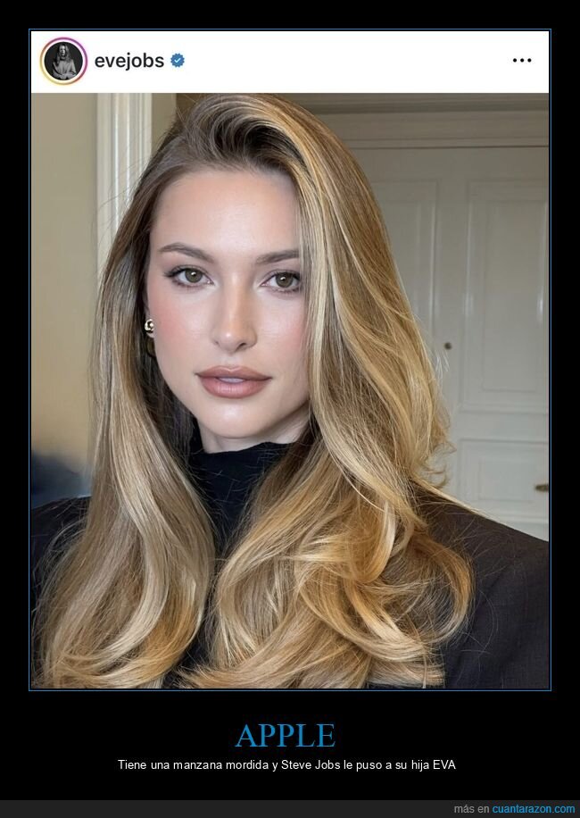 apple,steve jobs,eve jobs,hija