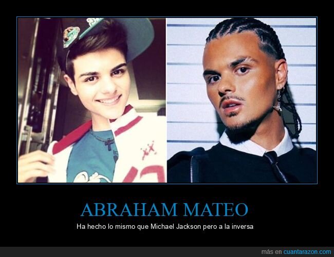 abraham mateo,antes,después