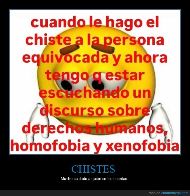 chiste,persona equivocada