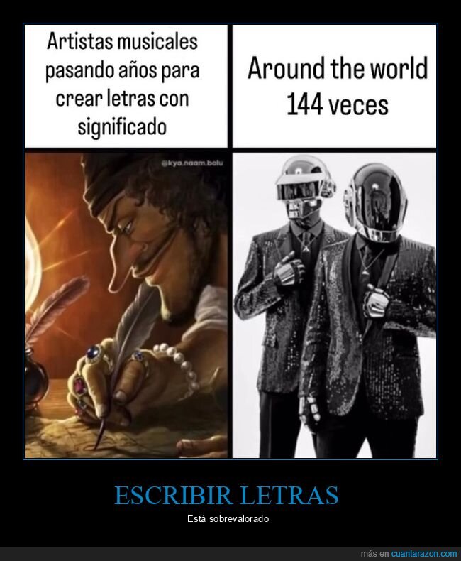 around the world,daft punk,letras