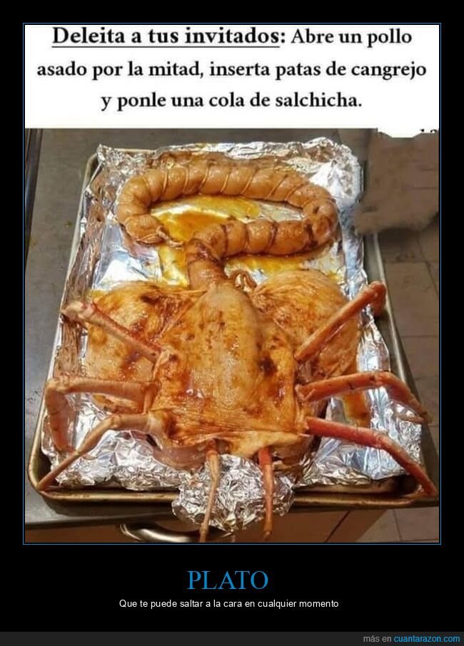 alien,comida,facehugger